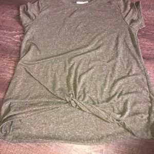 Dark green shirt